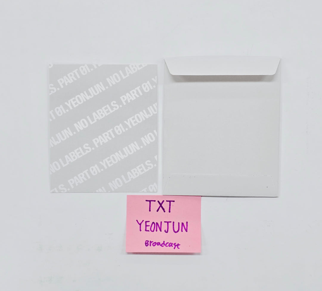 YEONJUN (of TXT) - Broadcast Polaroid type Photocard [26.04.15]