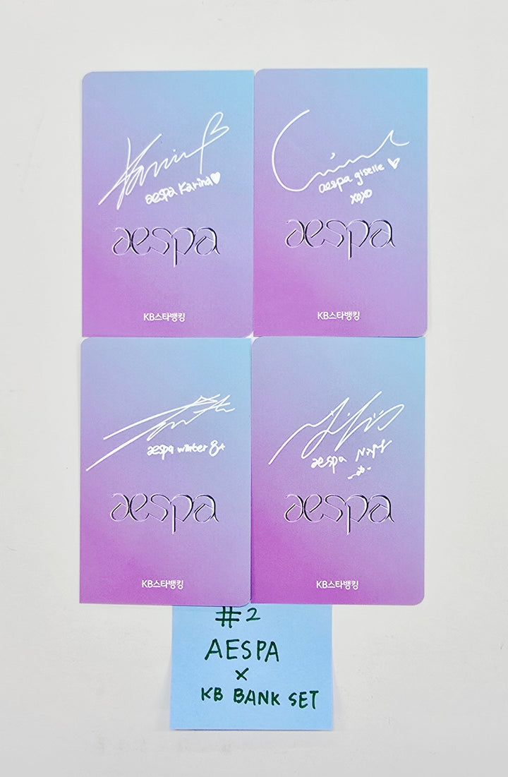 aespa - KB Bank Event Photocard Set [26.04.16]