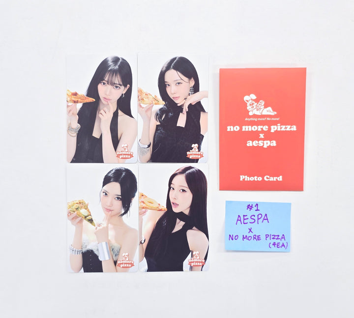 AESPA x no more Pizza - Event Photocards Set (4ea) [26.04.16]