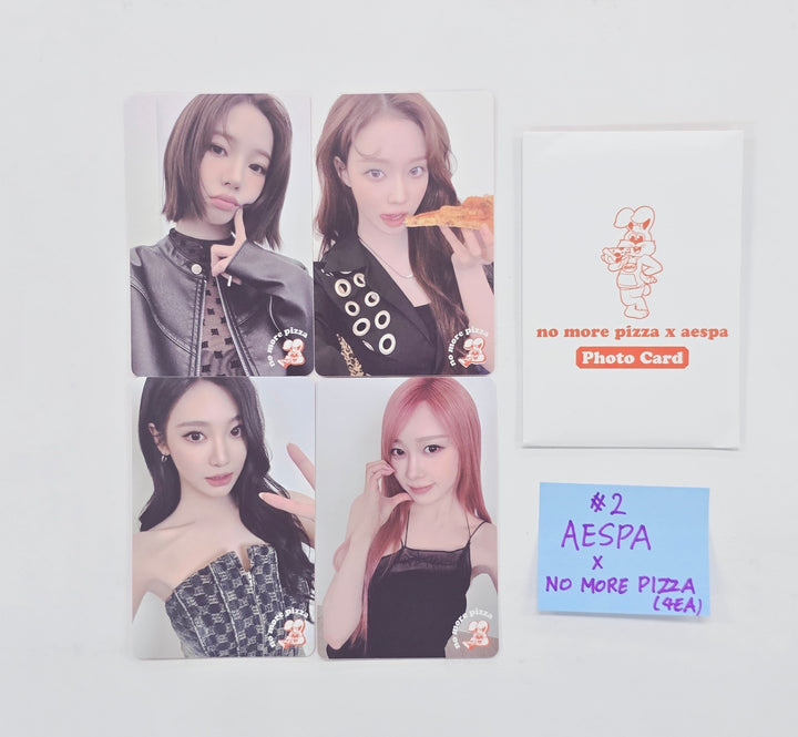 AESPA x no more Pizza - Event Photocards Set (4ea) [26.04.16]