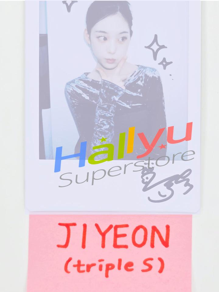 JiYeon (of TripleS) - Hand Autographed(Signed) Polaroid [26.04.17]