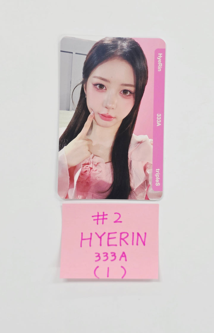 TripleS - OT24 "My Secret New Zone" Seoul Concert Farewell Party Binary02 Double Class Objekt(333A) Photocard [26.04.17]