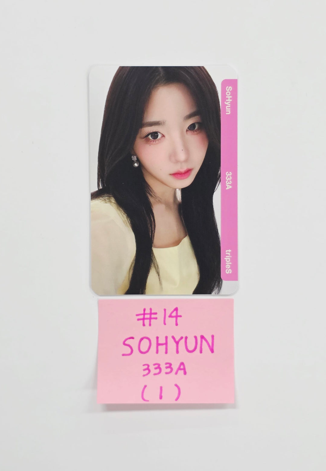 TripleS - OT24 "My Secret New Zone" Seoul Concert Farewell Party Binary02 Double Class Objekt(333A) Photocard [26.04.17]