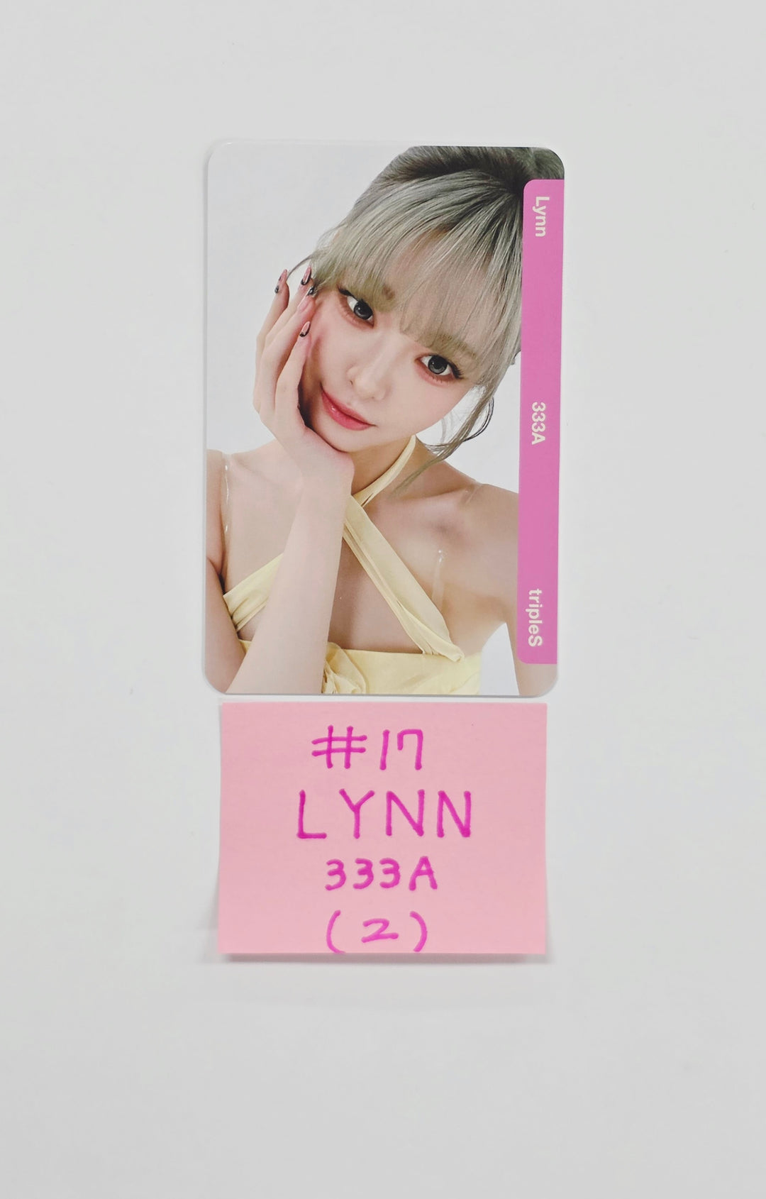 TripleS - OT24 "My Secret New Zone" Seoul Concert Farewell Party Binary02 Double Class Objekt(333A) Photocard [26.04.17]