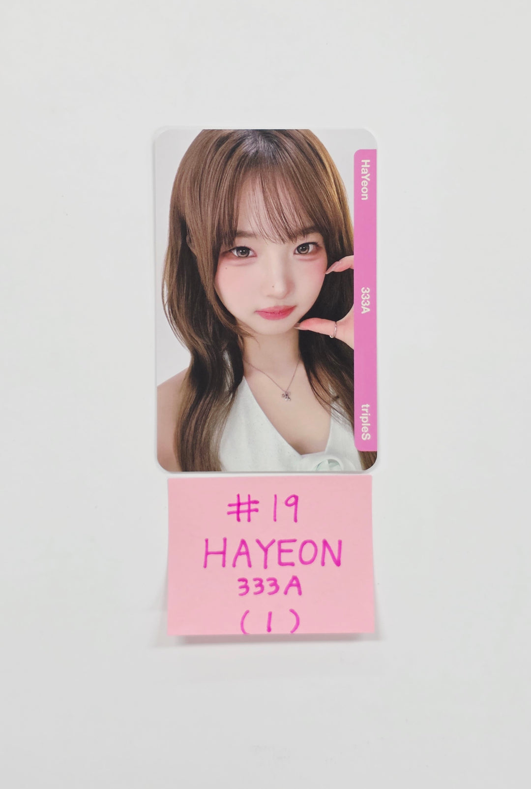 TripleS - OT24 "My Secret New Zone" Seoul Concert Farewell Party Binary02 Double Class Objekt(333A) Photocard [26.04.17]
