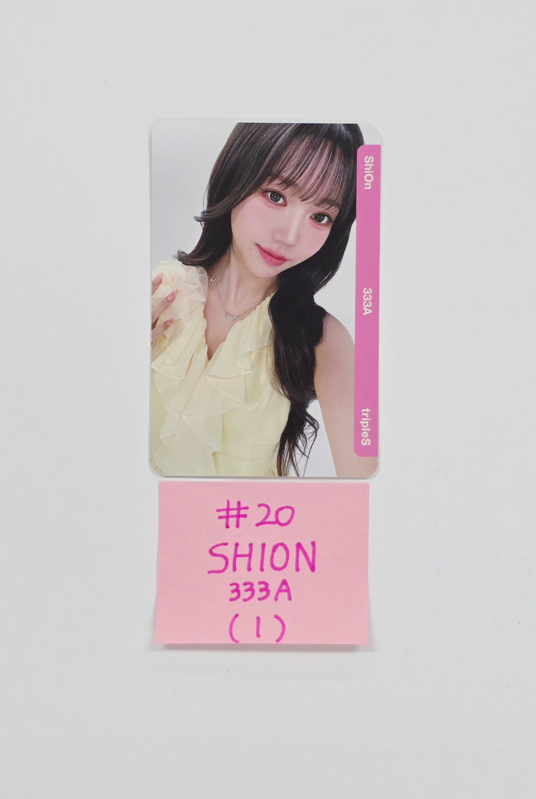 TripleS - OT24 "My Secret New Zone" Seoul Concert Farewell Party Binary02 Double Class Objekt(333A) Photocard [26.04.17]