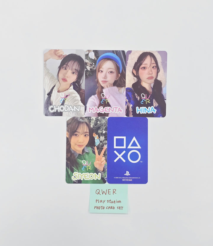 QWER - Play Station Event Photocard set (5ea) [26.04.22]