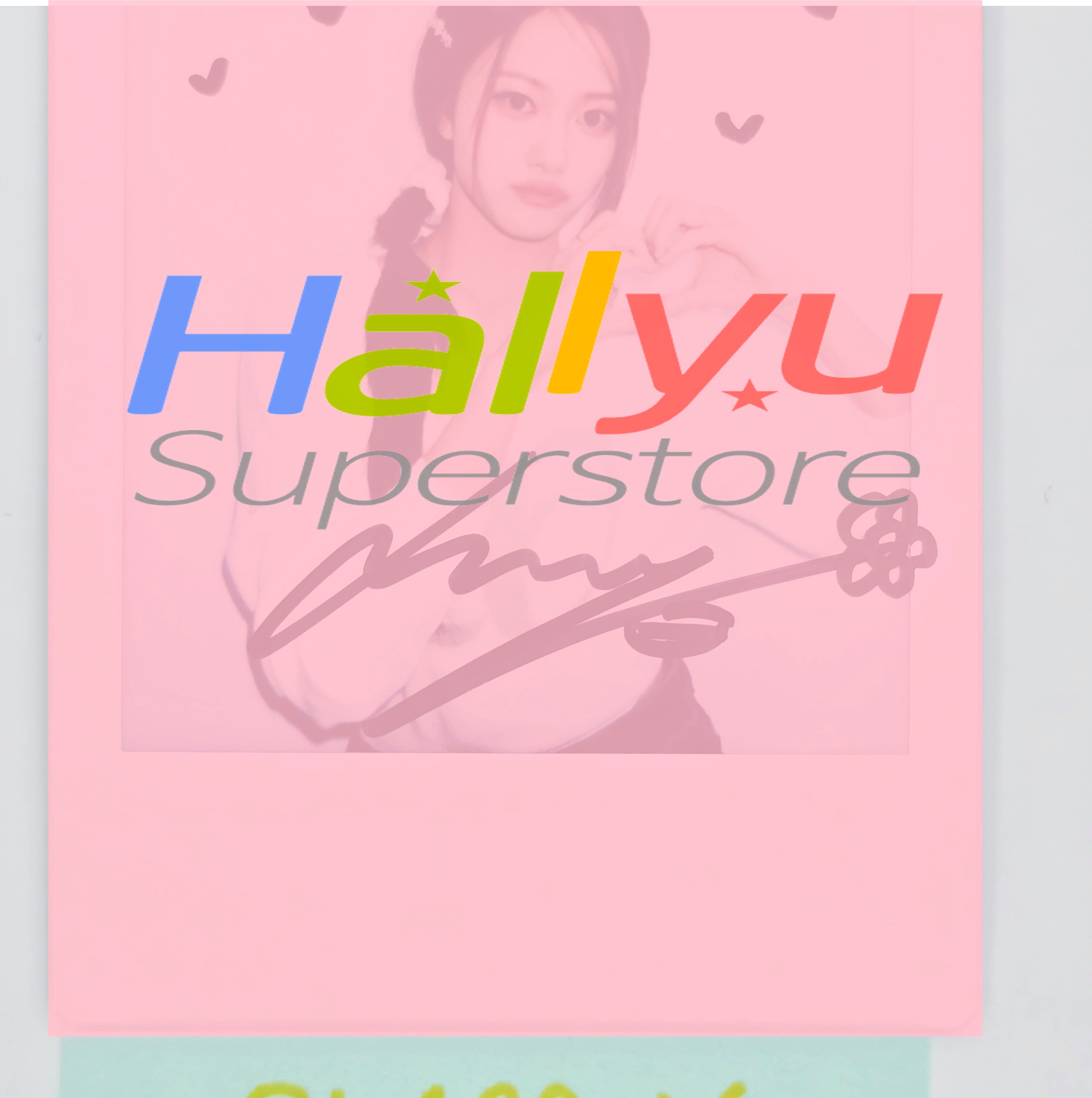 XLOV ヒョン チェキ ポラロイド I ONE ヨントン サイン入り Polaroid - HALLYUSUPERSTORE