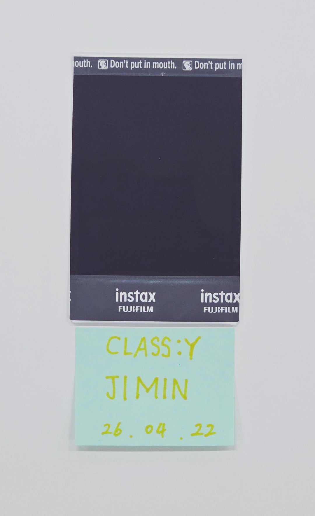 JIMIN (of CLASS:y) - Hand Autographed(Signed) Polaroid [26.04.22]