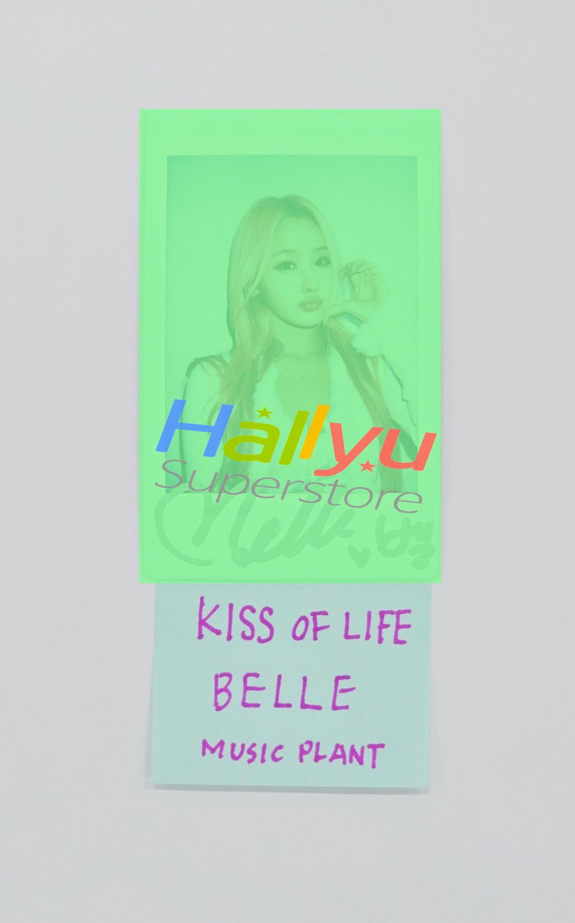 BELLE (of Kiss of Life) - Hand Autographed(Signed) Polaroid [26.04