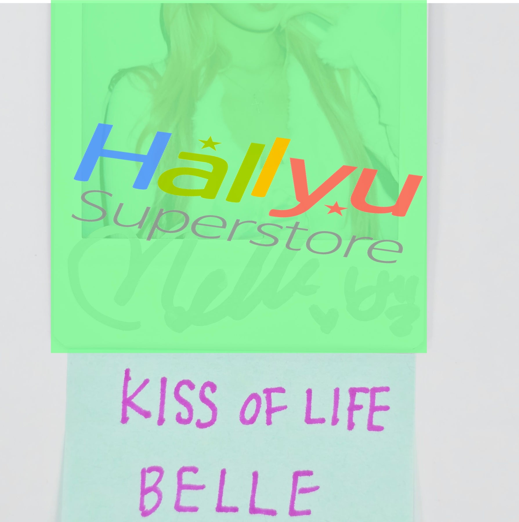 BELLE (of Kiss of Life) - Hand Autographed(Signed) Polaroid [26.04