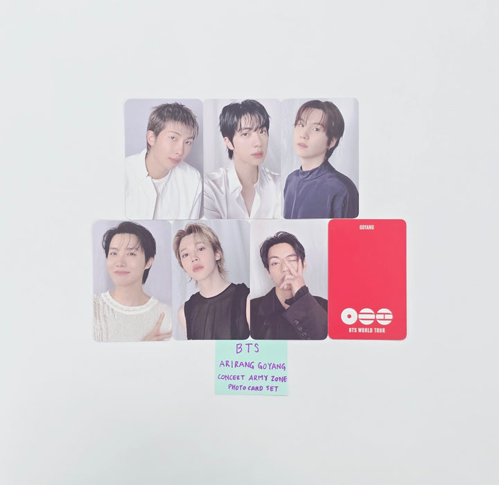 BTS "ARIRANG " - GOYANG Concert ARMY ZONE Photocard Set (7ea) [26.04.22][Restocked04/23]