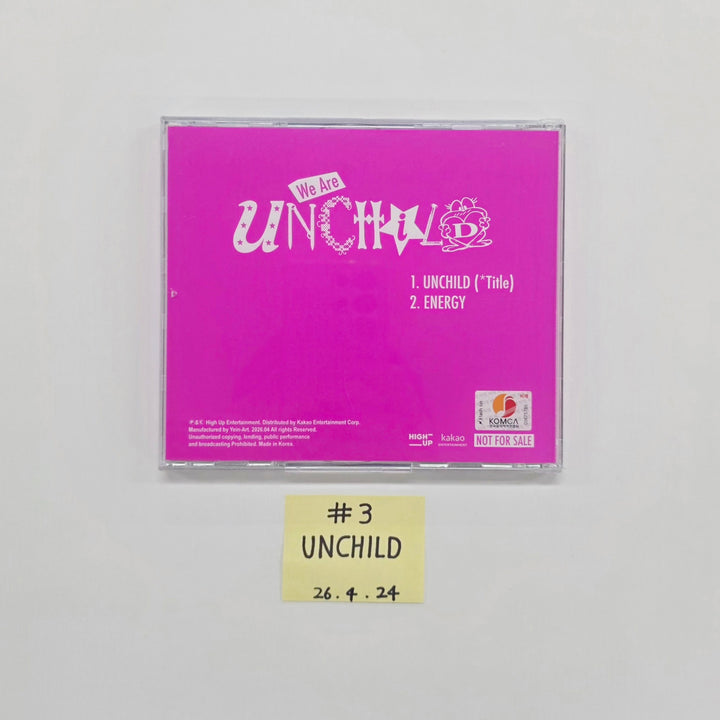 UNCHILD “We Are UNCHILD” - Hand Autographed(Signed) Promo Digital Single Album [26.04.24]