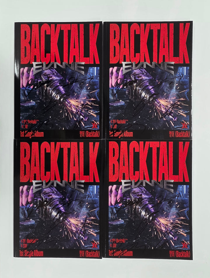EVNNE “Backtalk” - Hand Autographed(Signed) Promo Album [26.04.24]