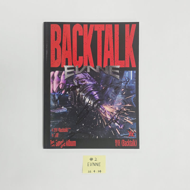 EVNNE “Backtalk” - Hand Autographed(Signed) Promo Album [26.04.24]