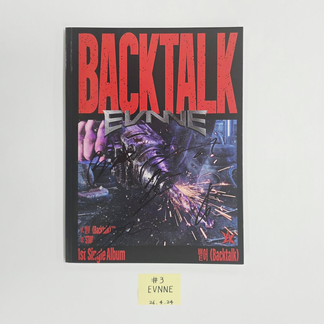 EVNNE “Backtalk” - Hand Autographed(Signed) Promo Album [26.04.24]