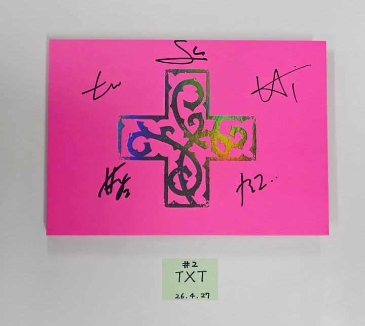 TXT "7TH YEAR: 가시덤불에 잠시 바람이 멈췄을 때 " - Hand Autographed(Signed) Promo Album [26.04.27]