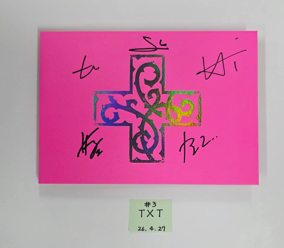 TXT "7TH YEAR: 가시덤불에 잠시 바람이 멈췄을 때 " - Hand Autographed(Signed) Promo Album [26.04.27]