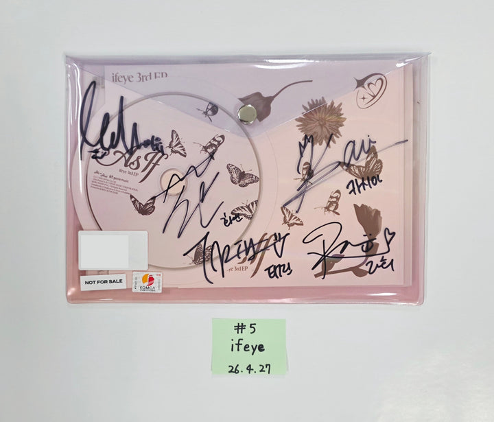 IFEYE "As if" - Hand Autographed(Signed) Promo Album [26.04.27]