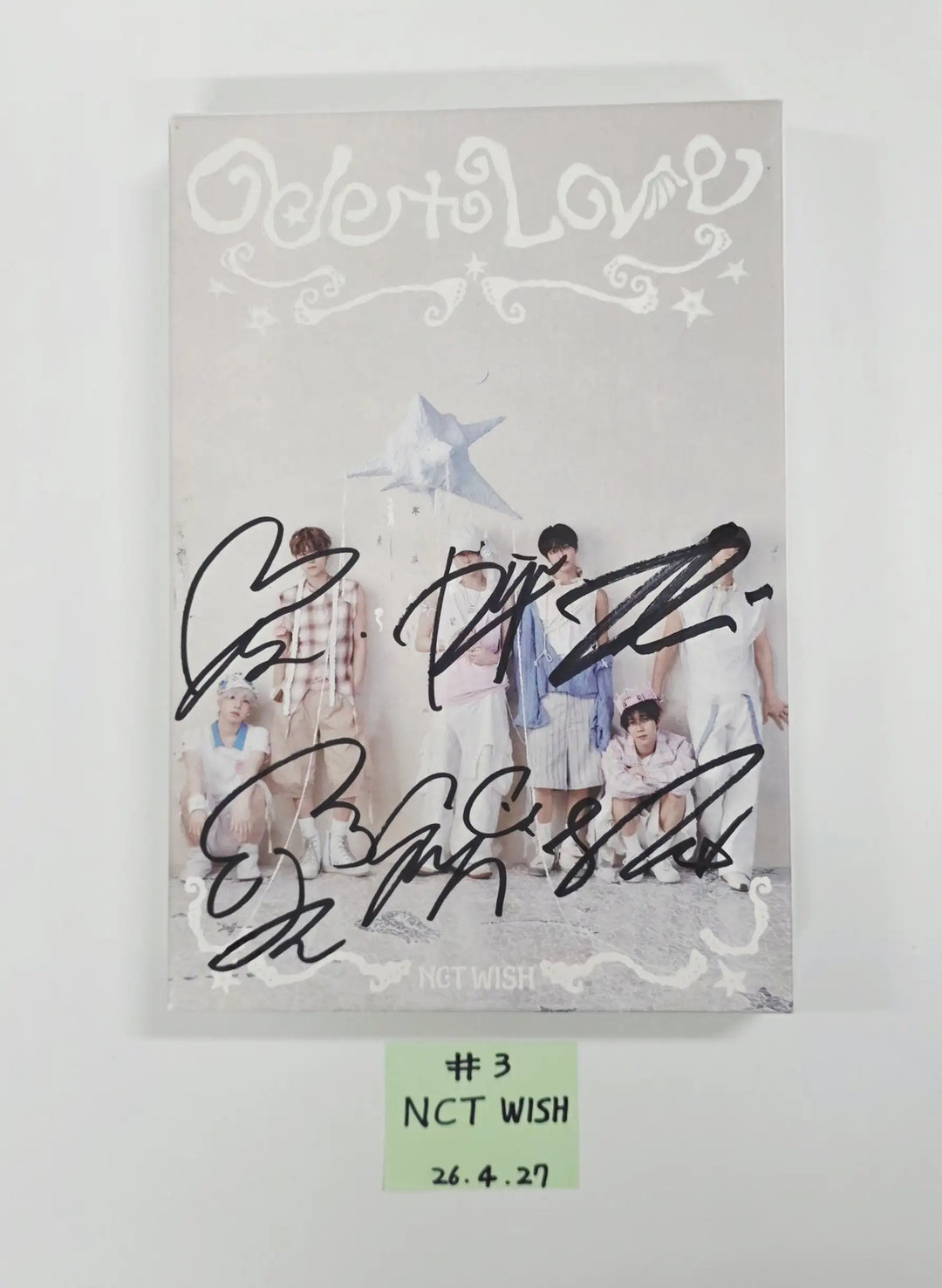 NCT WISH "Ode to Love" - Hand Autographed(Signed) Promo Album [26.04.27]
