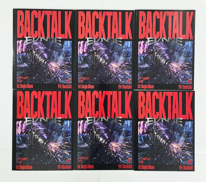 EVNNE “Backtalk” - Hand Autographed(Signed) Promo Album [26.04.27]