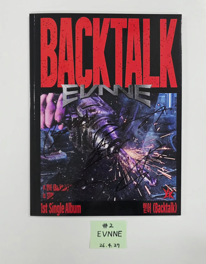 EVNNE “Backtalk” - Hand Autographed(Signed) Promo Album [26.04.27]