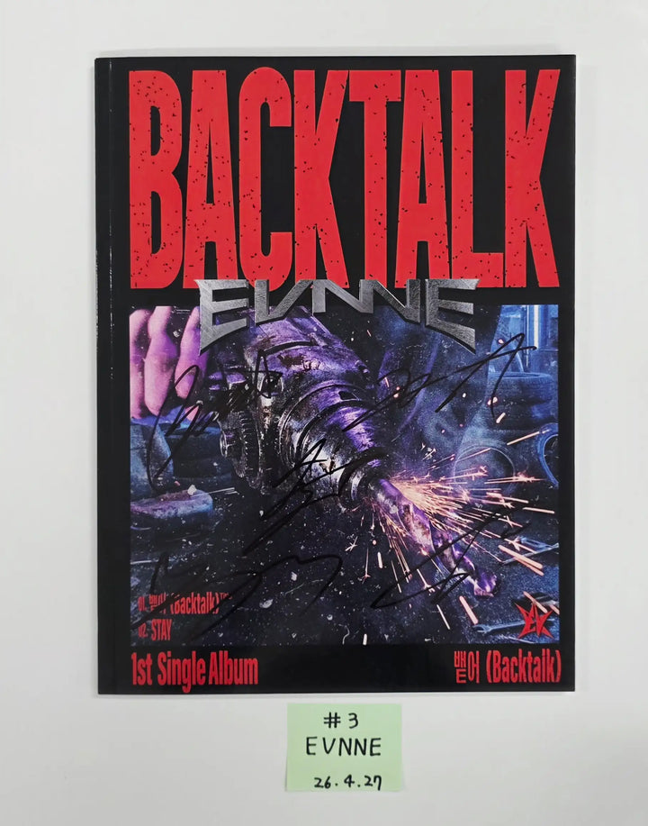 EVNNE “Backtalk” - Hand Autographed(Signed) Promo Album [26.04.27]