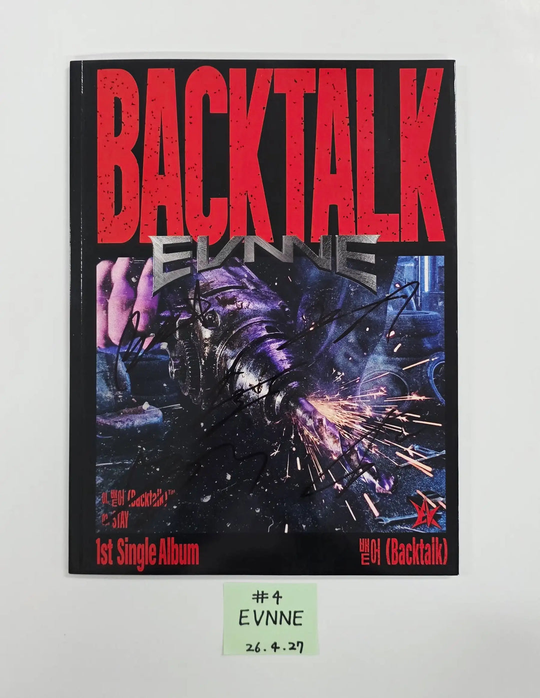 EVNNE “Backtalk” - Hand Autographed(Signed) Promo Album [26.04.27]