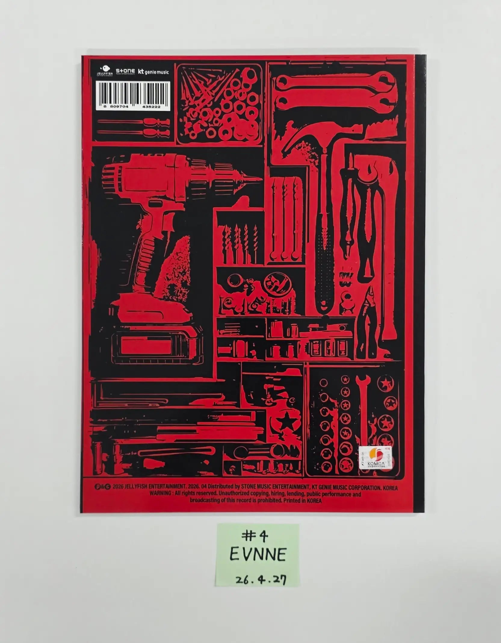 EVNNE “Backtalk” - Hand Autographed(Signed) Promo Album [26.04.27