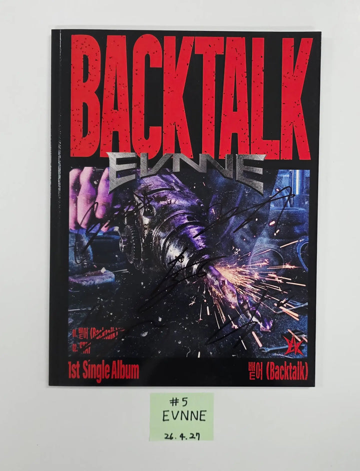 EVNNE “Backtalk” - Hand Autographed(Signed) Promo Album [26.04.27]