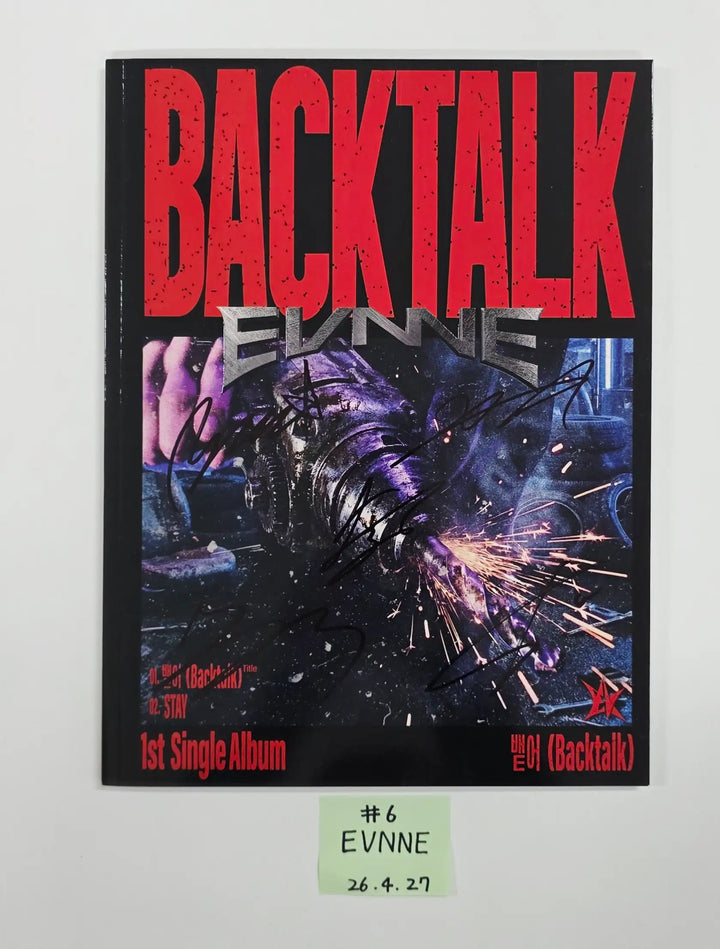 EVNNE “Backtalk” - Hand Autographed(Signed) Promo Album [26.04.27]