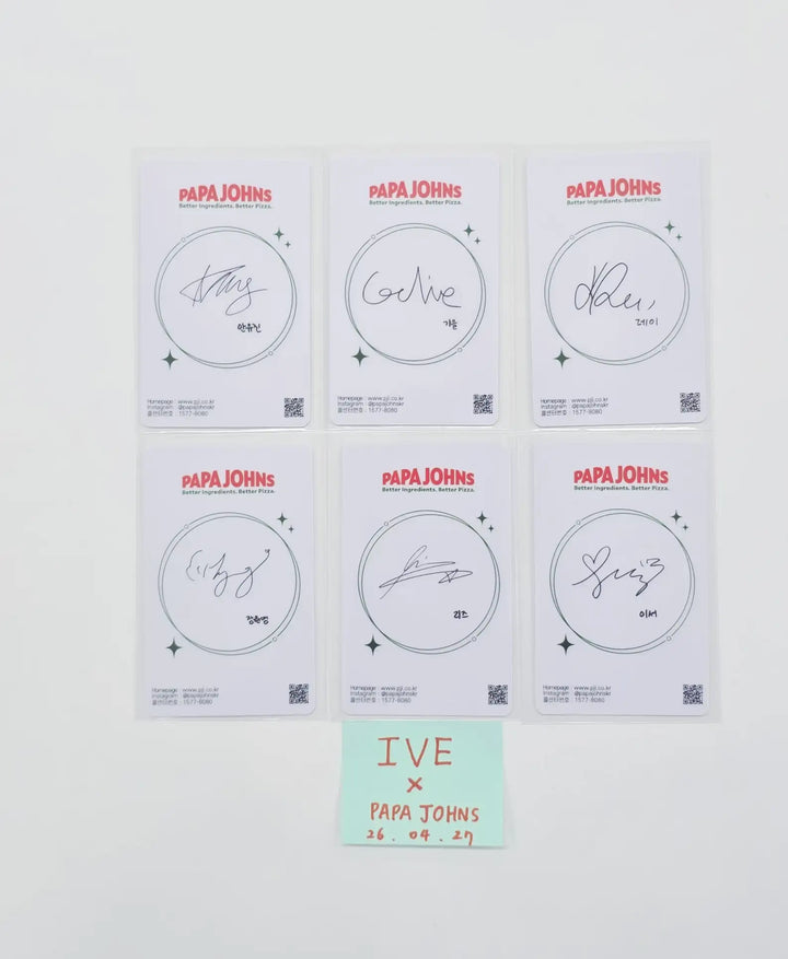 IVE - IVE X Papa John&