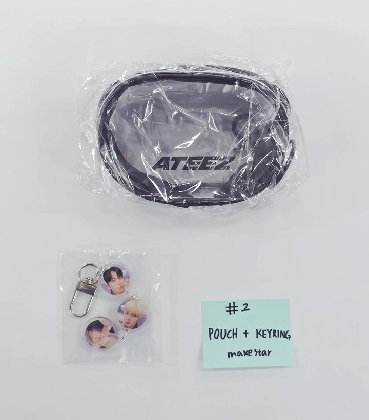 ATEEZ "GOLDEN HOUR : Part.4" - Makestar Fansign Event Pouch, Acrylic Keyring [26.04.27]