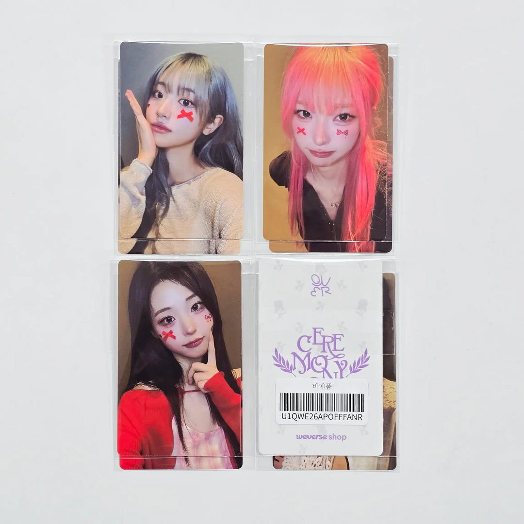 QWER "CEREMONY" - Weverse Shop Fansign Event Photocard [26.04.29]