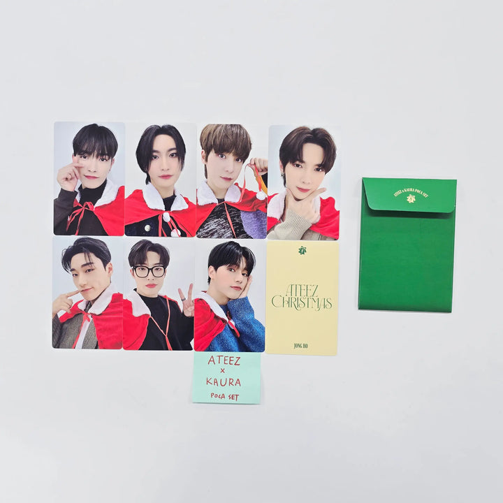 Ateez - Ateez x Kaura 2023 Christmas Photocard Set (8ea) [26.04.30]