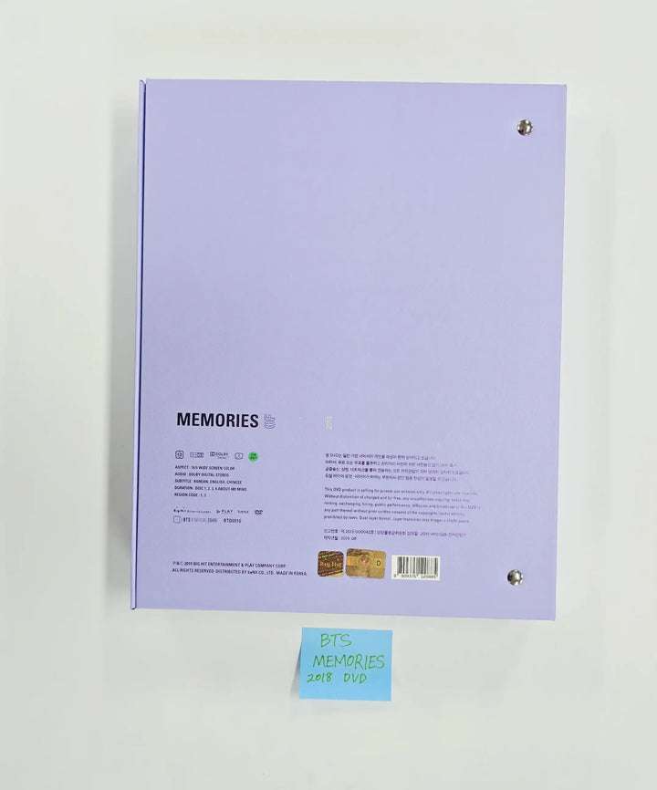 BTS - Memories of 2018 DVD [26.04.30]