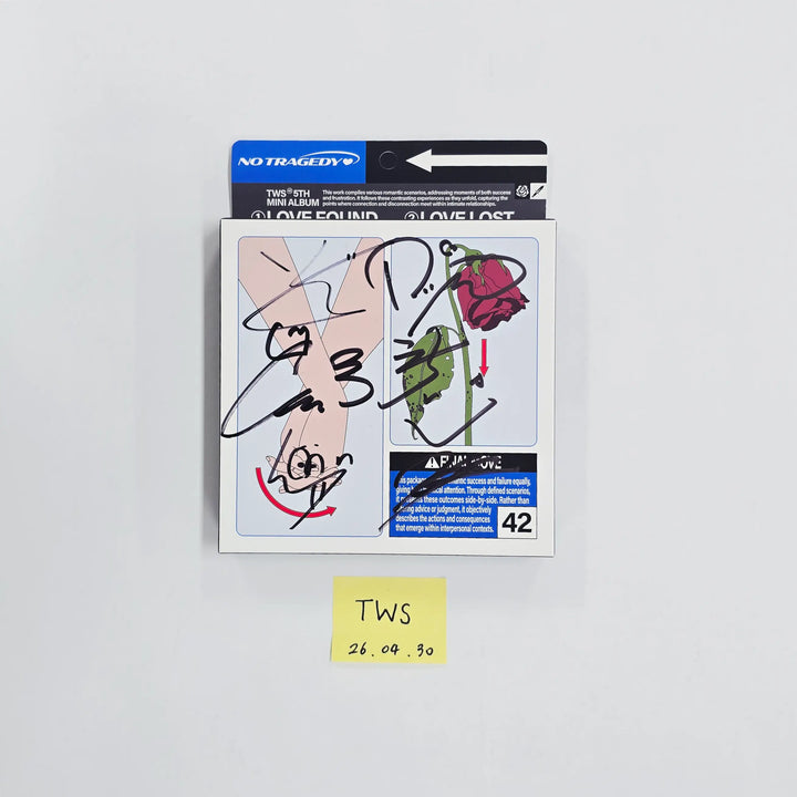 TWS "No Tragedy" - Hand Autographed(Signed) Promo Album [26.04.30]