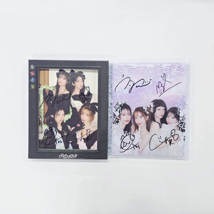 QWER "CEREMONY" - Hand Autographed(Signed) Promo Album [26.04.30]