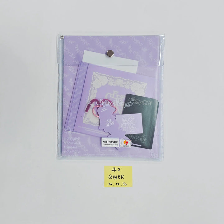QWER "CEREMONY" - Hand Autographed(Signed) Promo Album [26.04.30]