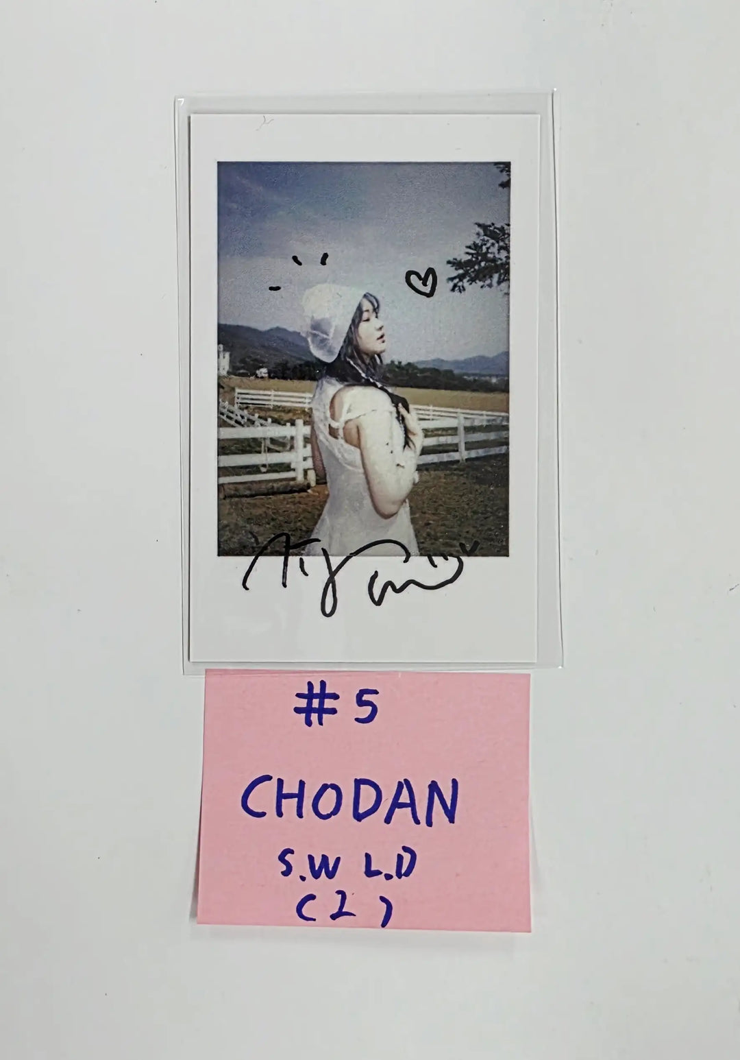 QWER "CEREMONY" - POP-UP Store Soundwave Lucky Draw Event Photocard, Polaroid type Photocard [26.05.04]