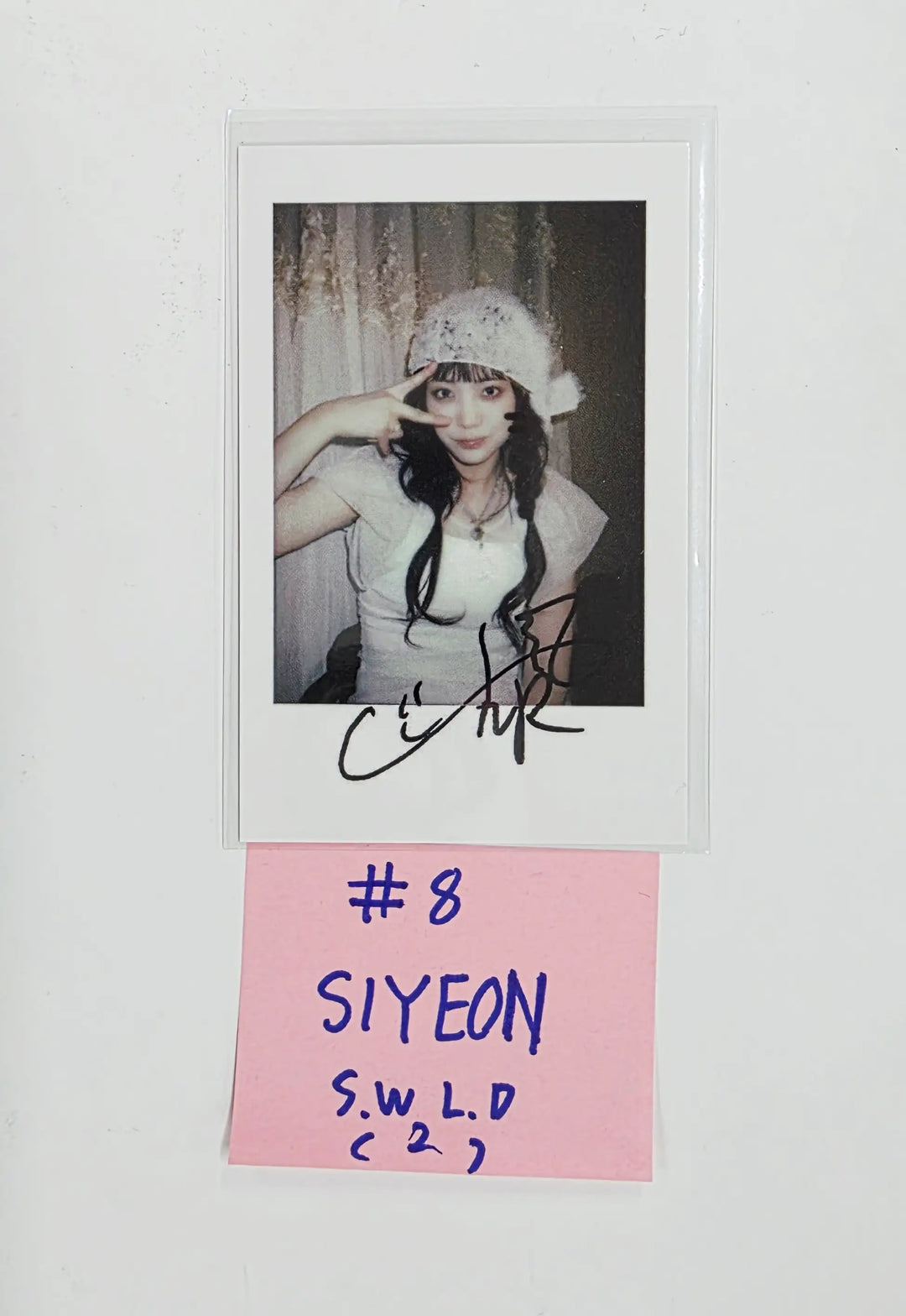 QWER "CEREMONY" - POP-UP Store Soundwave Lucky Draw Event Photocard, Polaroid type Photocard [26.05.04]