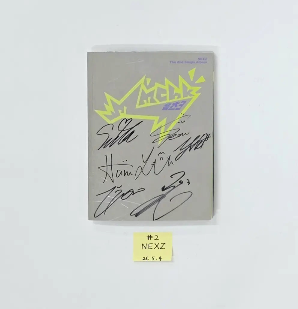 NEXZ "Mmchk" - Hand Autographed(Signed) Promo Album [26.05.04]