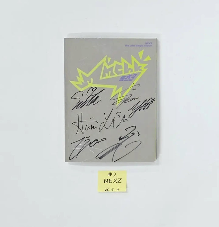 NEXZ "Mmchk" - Hand Autographed(Signed) Promo Album [26.05.04]