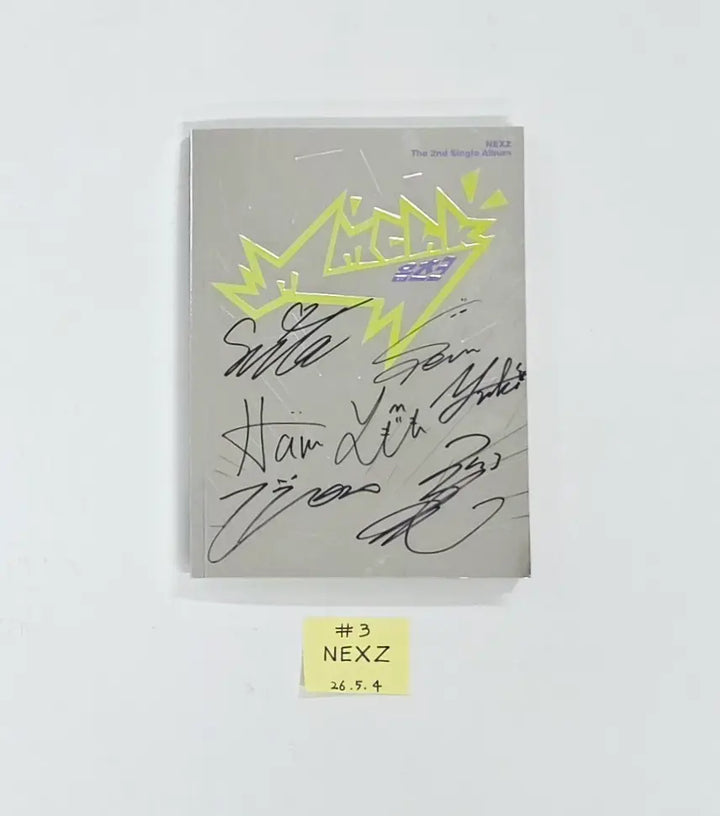 NEXZ "Mmchk" - Hand Autographed(Signed) Promo Album [26.05.04]
