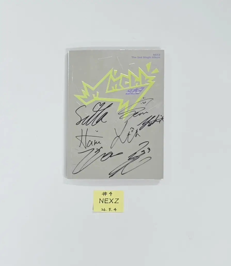 NEXZ "Mmchk" - Hand Autographed(Signed) Promo Album [26.05.04]