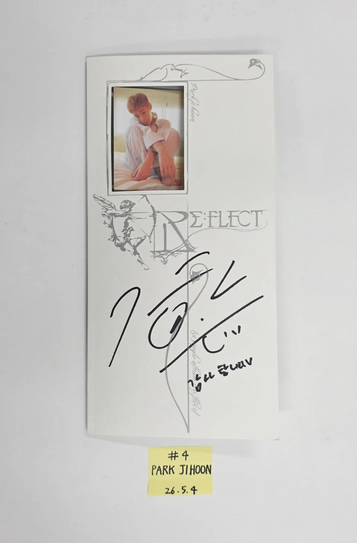 PARK JIHOON "RE:FLECT" - Hand Autographed(Signed) Promo Album [26.05.04]