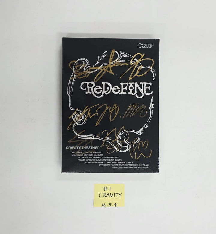 CRAVITY "ReDeFINE" - Hand Autographed(Signed) Promo Album [26.05.04]