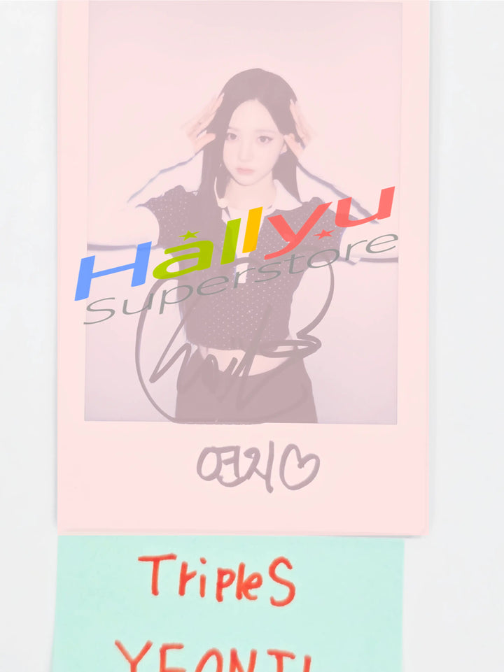 YEONJI (of TripleS) - Hand Autographed(Signed) Polaroid [26.05.07]