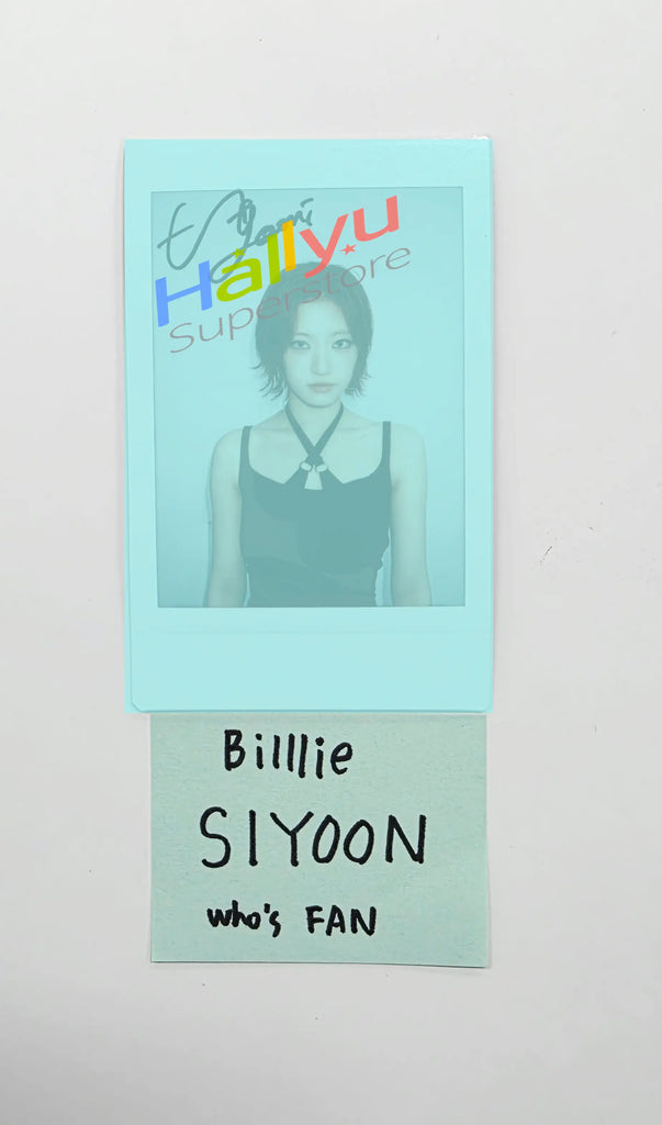 Billlie サイン入り ポラロイド ション SIYOON (of Billlie) - Hand Autographed(Signed) Polaroid [26.05.07