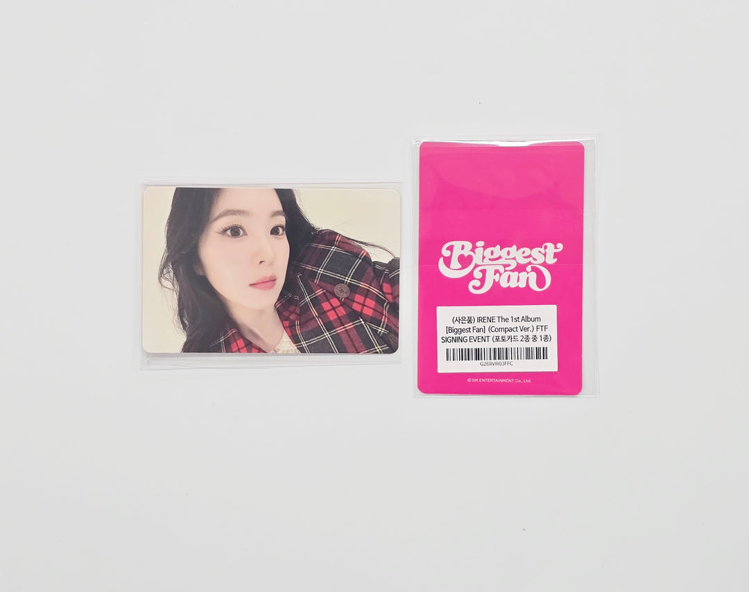 IRENE (of Red Velvet) "Biggest Fan" - Berriz Fansign Event Photocard [26.05.11]